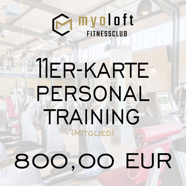myoloft 11er-Karte Personaltraining (Studio)